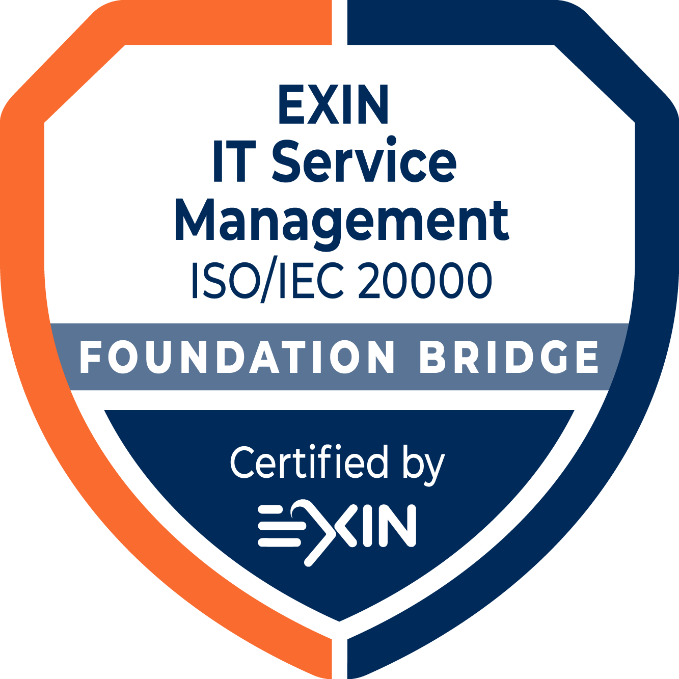 EXIN ITSM Foundation Bridge based on ISO/IEC 20000:2018